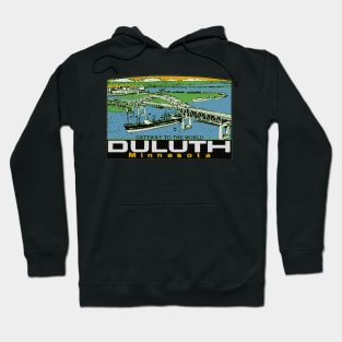 Vintage Style Duluth Decal Hoodie